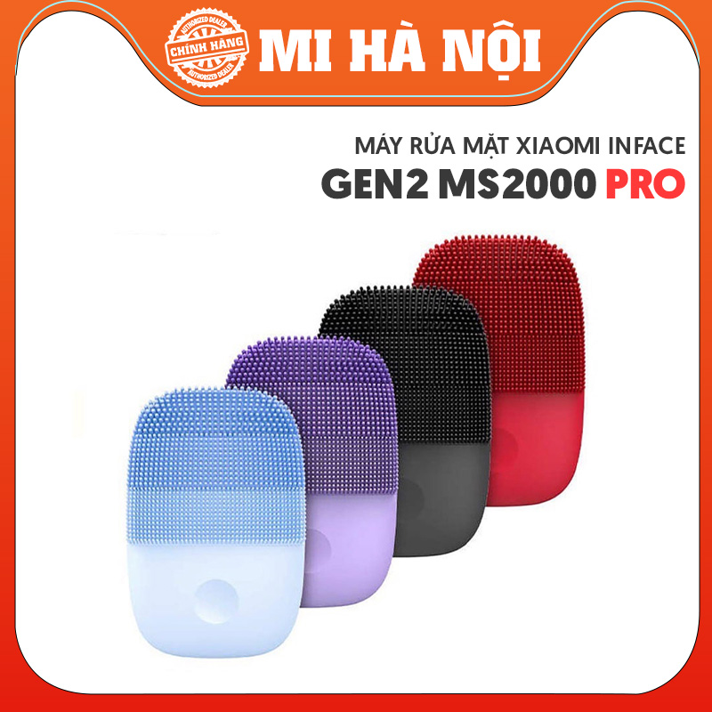 Máy rửa mặt sóng âm Xiaomi InFace Gen 2 MS2000 Pro/ Gen 1 MS-2000- Bản quốc tế hàng chính hãng