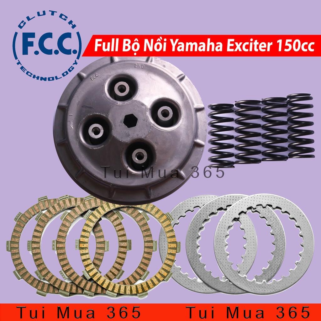 Combo Nồi Zin FCC Cho Exciter 150cc ( Bố Nồi, Lá Sắt, Bộ Nồi, Lò Xo Nồi Độ )