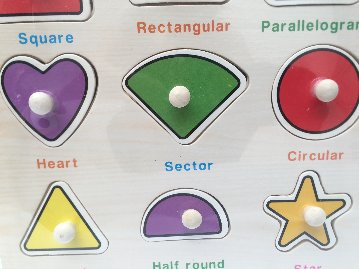 Bảng gỗ có núm học số, học chữ, học hình - TotdepreHH1064