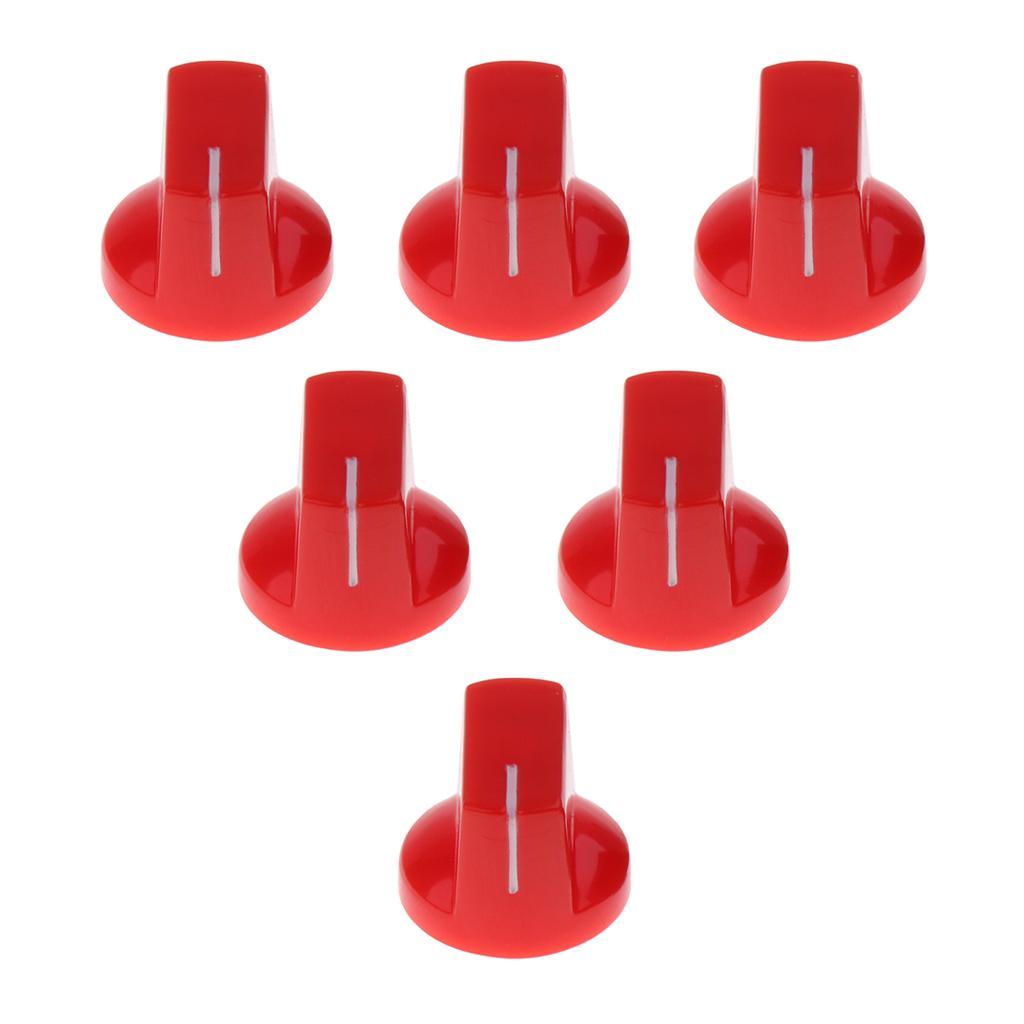 Lightweight 6 Pieces Pot Knob   Screw Knob   for  Parts Red