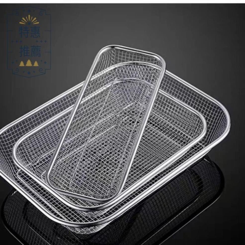 Combo bộ 3 cái rổ inox dạng lưới