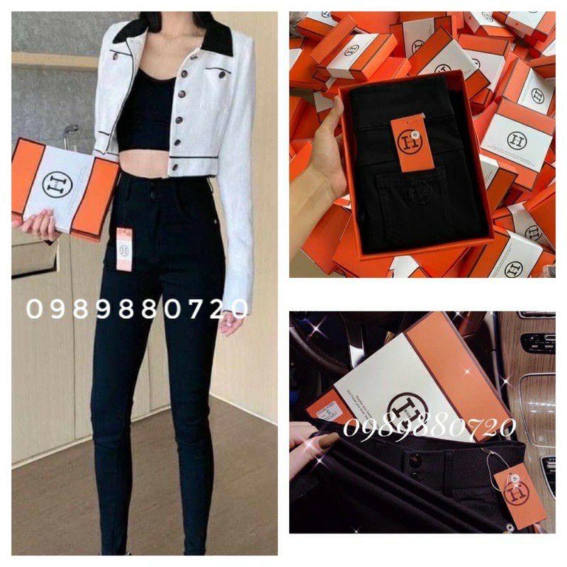 Quần Bò Giấy Nữ Quần Legging Nữ Cạp Cao Chất Đẹp Ôm Dáng SP3