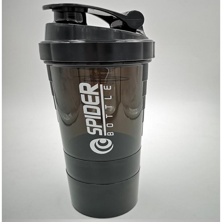 Bình Lắc Shaker Tập GYM 3 Ngăn Tiện Dụng 550 Ml