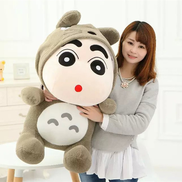 Gấu Bông Shin Totoro (70 Cm) Gb06 (Tặng 1 Đèn Led 8 Bóng Siêu Sáng Cắm Cổng Usb)