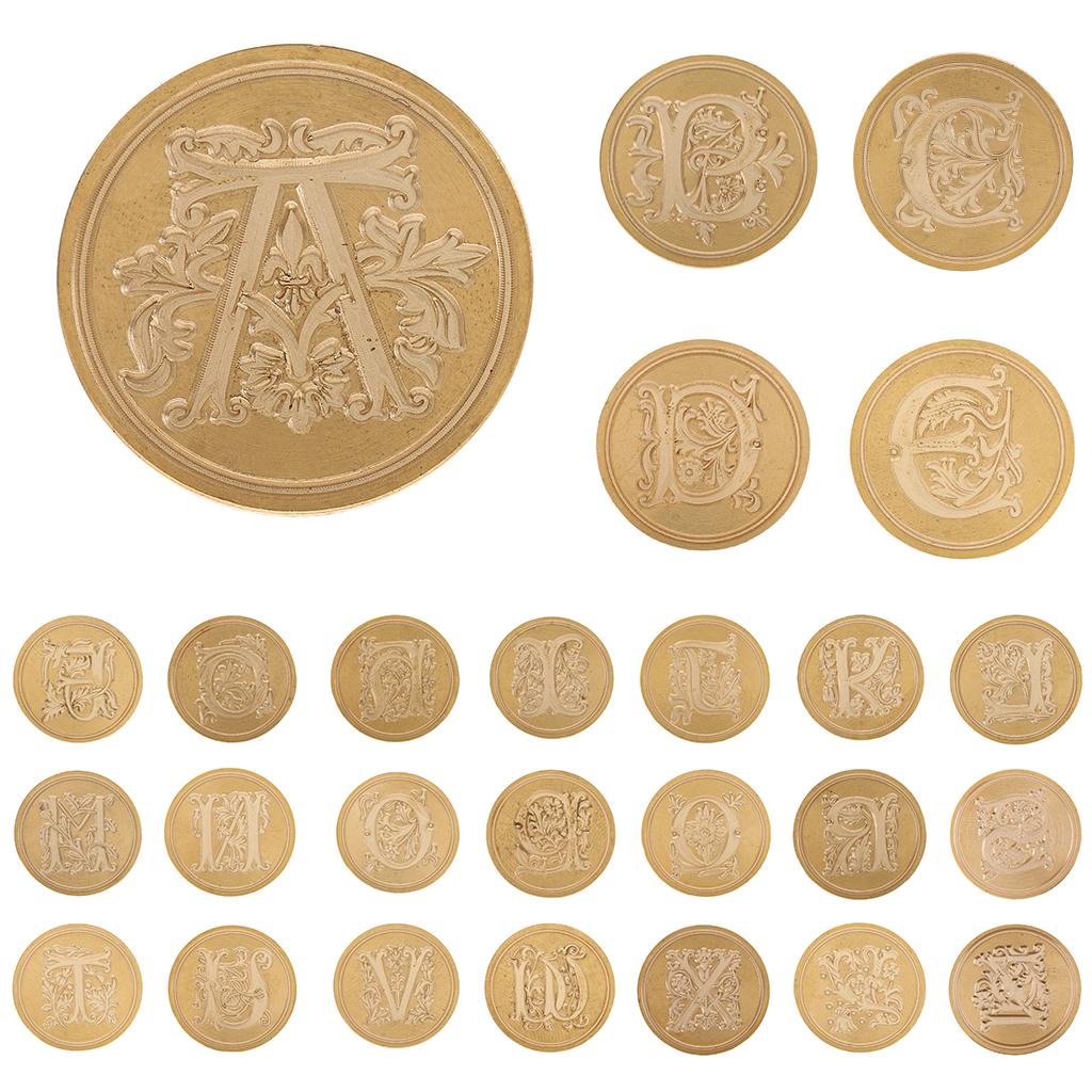 1PC Retro Letter A-Z Sealing Wax Classic Initial Wax Seal Stamps Alphabet DIY Decorative Letter Wooden Stamps Craft Gift