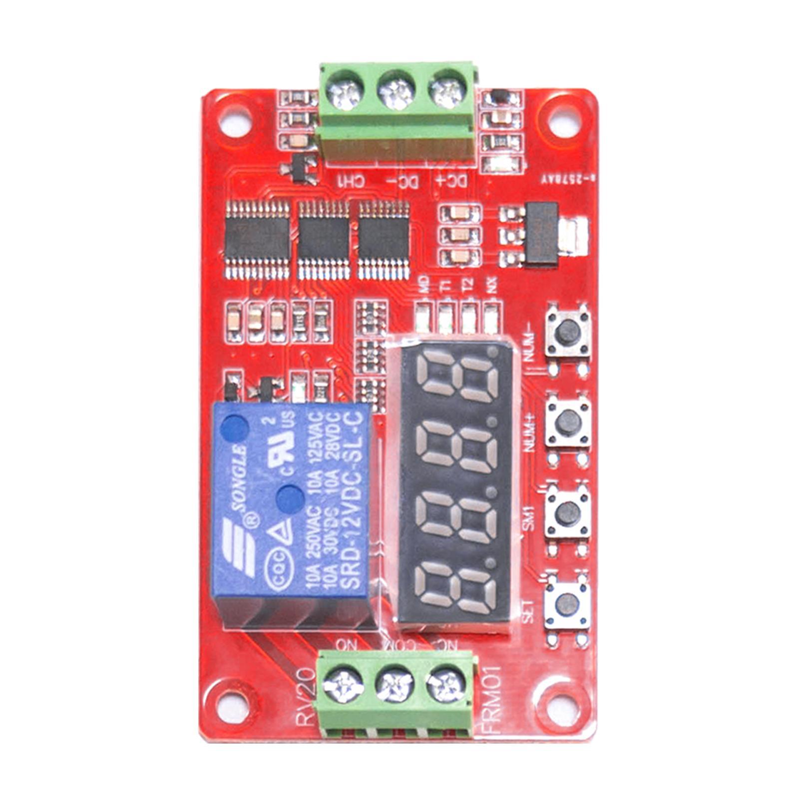 Multifunction Delay Module Self Locking Control Module Relay Cycle Timer