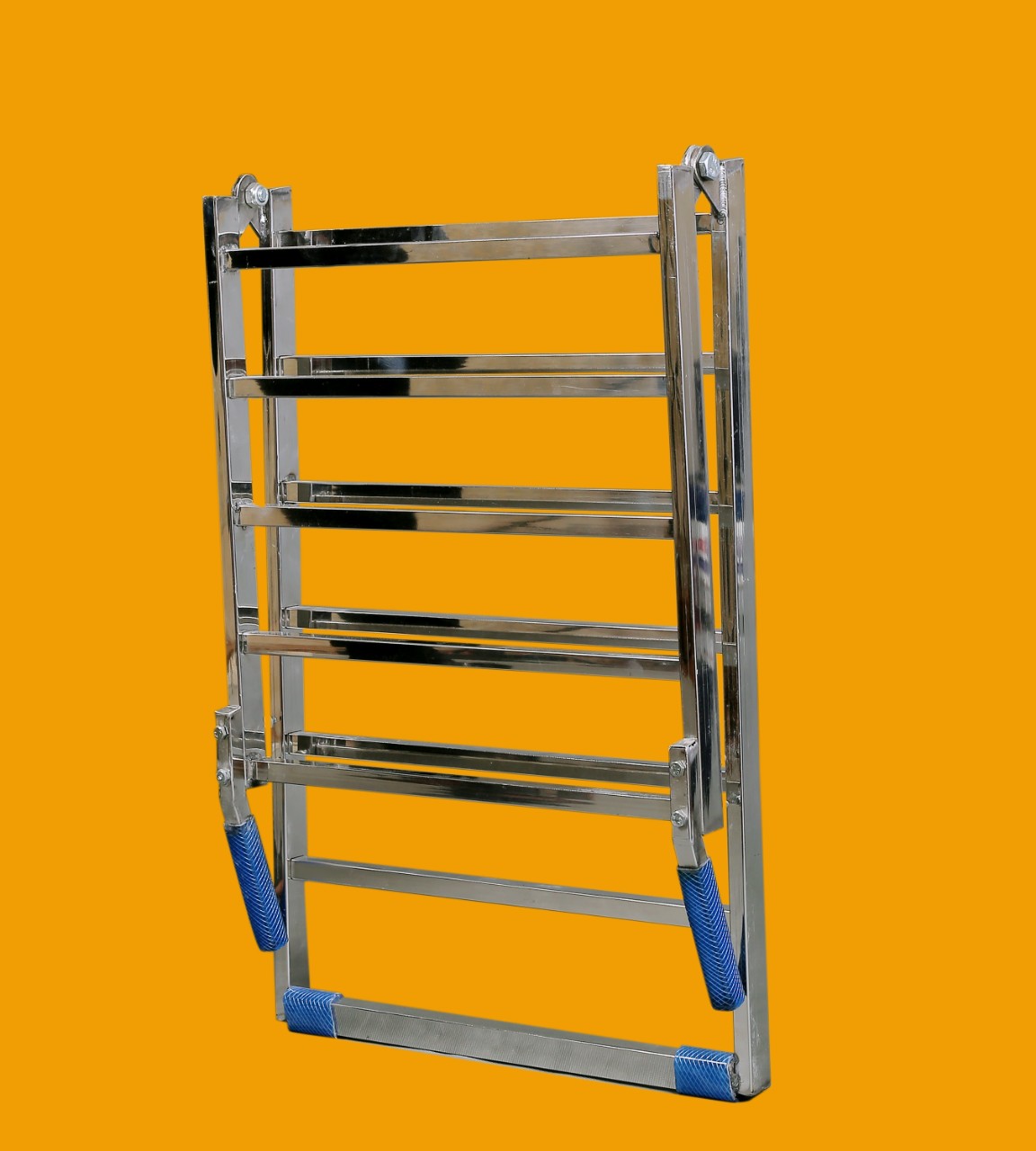 Thang đi xe máy inox . kt 105x40 cm