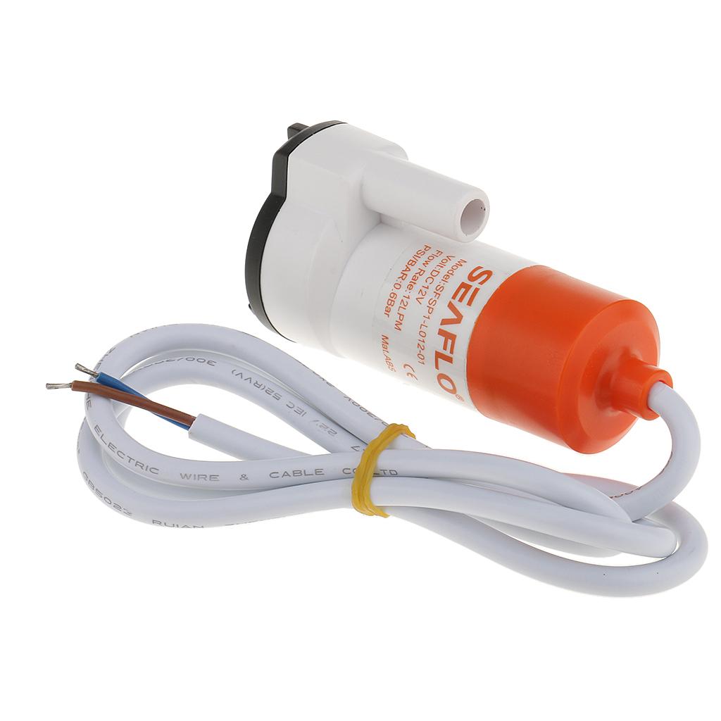12V 600GPH Submersible Bilge Pump & 3.2 GPM 12L Water Pressure Pump