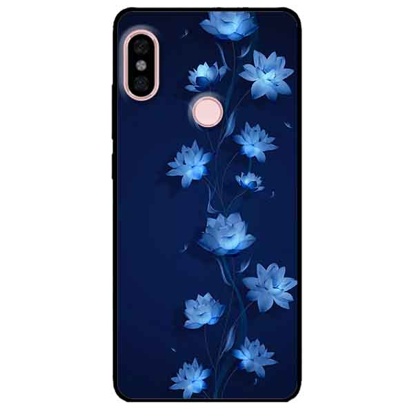 Ốp lưng in cho Xiaomi Redmi Note 5 Pro Mẫu Sen Xanh