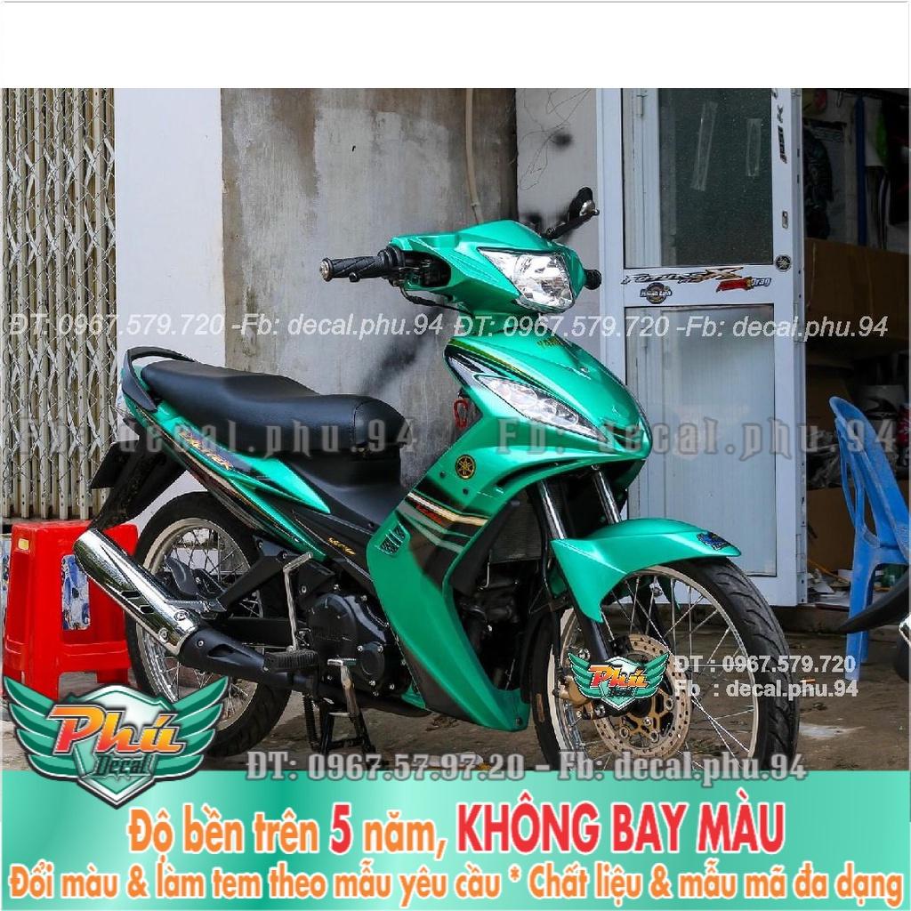 Tem Rời Exciter 2006-2010 xanh đen  -1