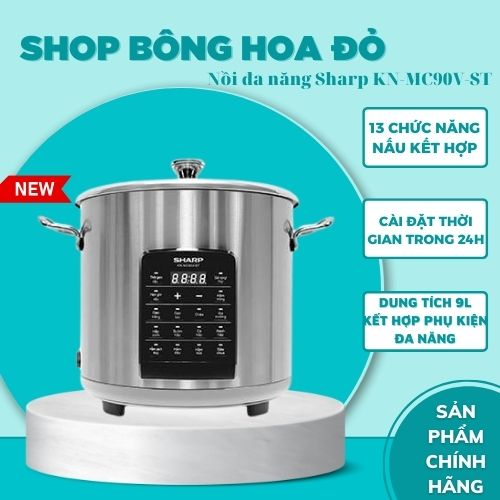 Nồi đa năng Sharp 9lit KN-MC90V-ST. Hàng chính hãng