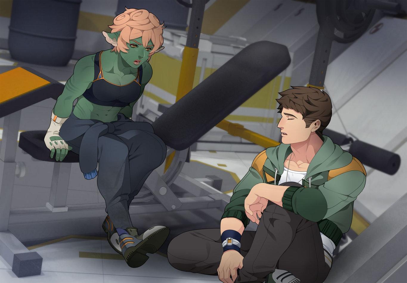 màu mè hoa lá hẹ | cg art kèm thoại chapter 39.3 5