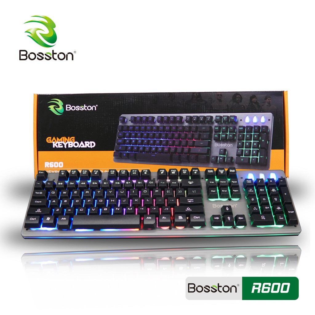 BÀN PHÍM CHUYÊN GAME BOSSTON R600-HÀNG NHẬP KHẨU ( GIAO MÀU NGẪU NHIÊN )