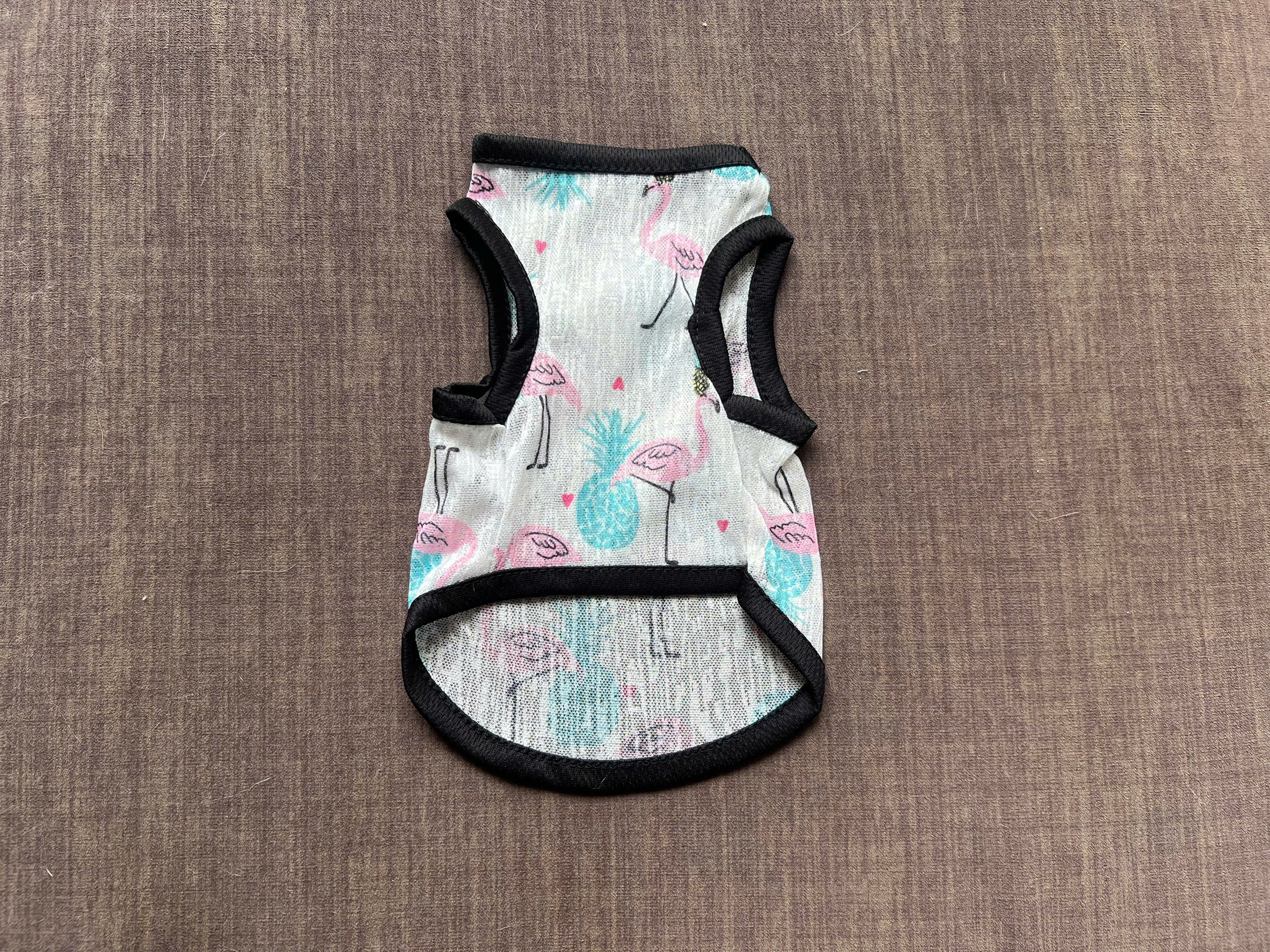 ÁO THUN BA LỖ HỒNG HẠC THÔNG HƠI SIÊU CUTE TỪ 1-7KG DÀNH CHO THÚ CƯNG CHÓ MÈO