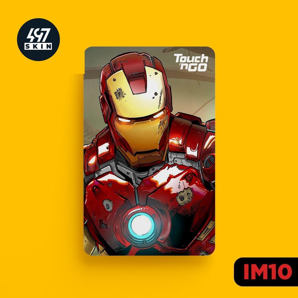 Skin Card Avengers (Ironman Series 2) - Miếng Dán ATM, Thẻ Xe, Thẻ Từ, Thẻ Chung Cư - Chất Liệu Chống Xước - Chống Nước