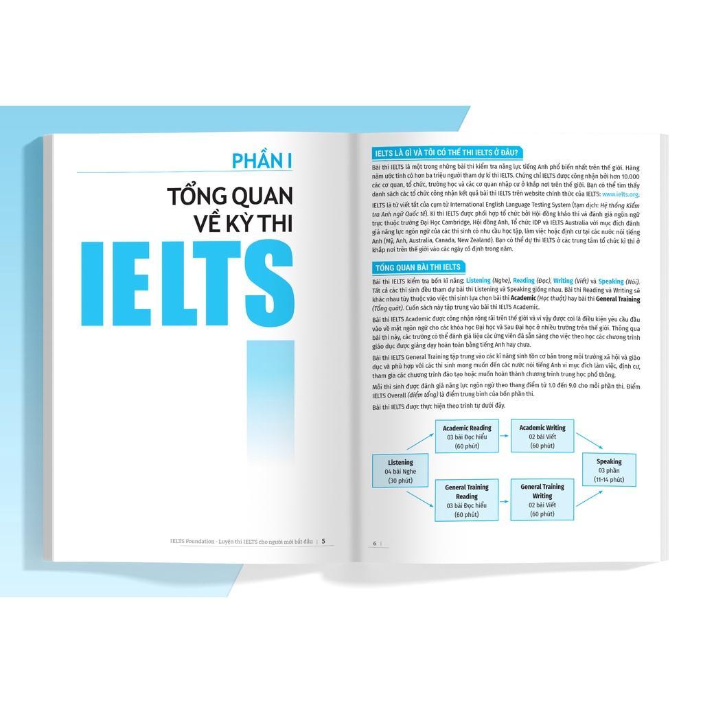 Sách - Ielts Foundation - Luyện Thi Ielts Cho Người Mới Bắt Đầu 4 Kỹ Năng - Megabook