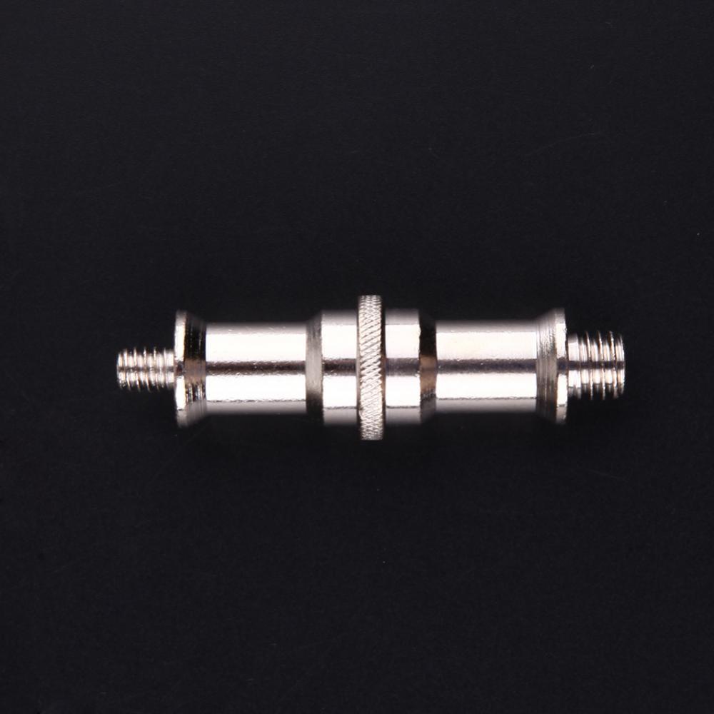 12x Double End Stud 1/4-Inch And 3/8-Inch Adapter Spigot Threaded Screw Connector for Flash Light Stand