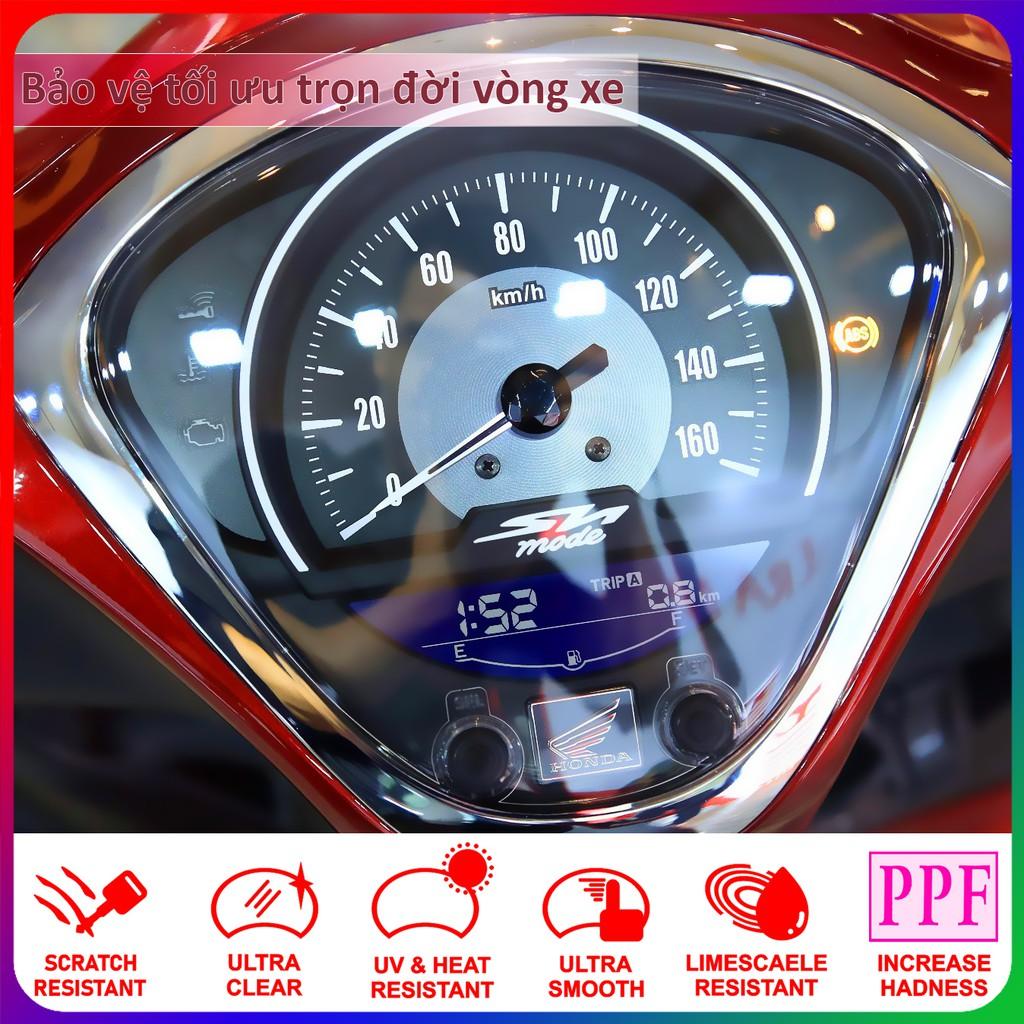 Miếng dán PPF bảo vệ mặt đồng hồ dành cho xe SH mode 2021