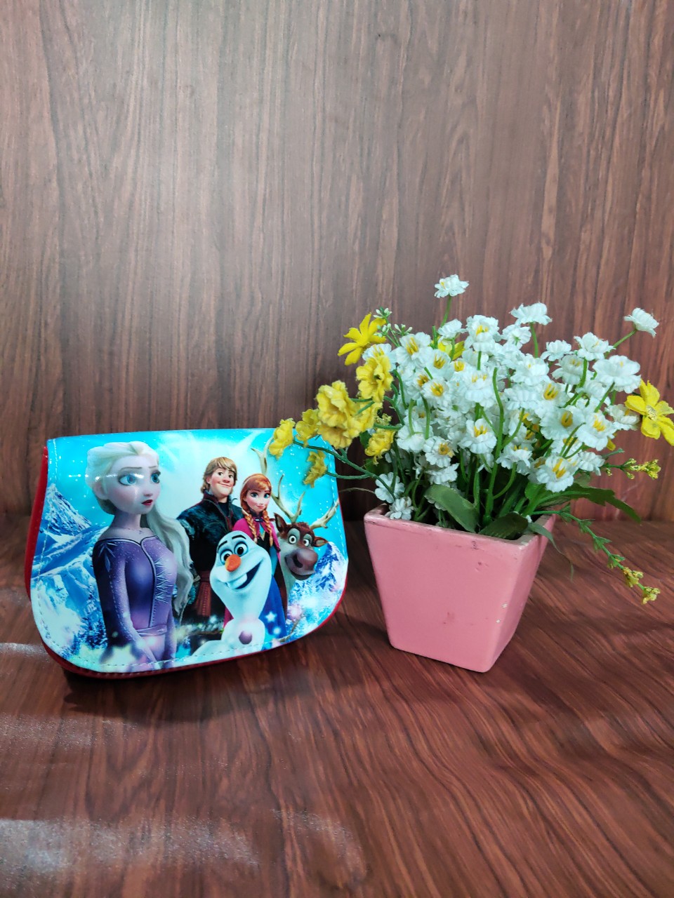 Túi xách, Túi đeo chéo, Túi đựng bao lì xì in 3D hình công chúa cho bé gái