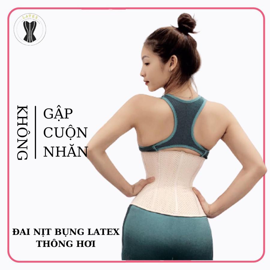 Đai Nịt Bụng LaTex Chuẩn Hy Lạp Eo Thon Sau Sinh __Cao Su Non Cao Cấp