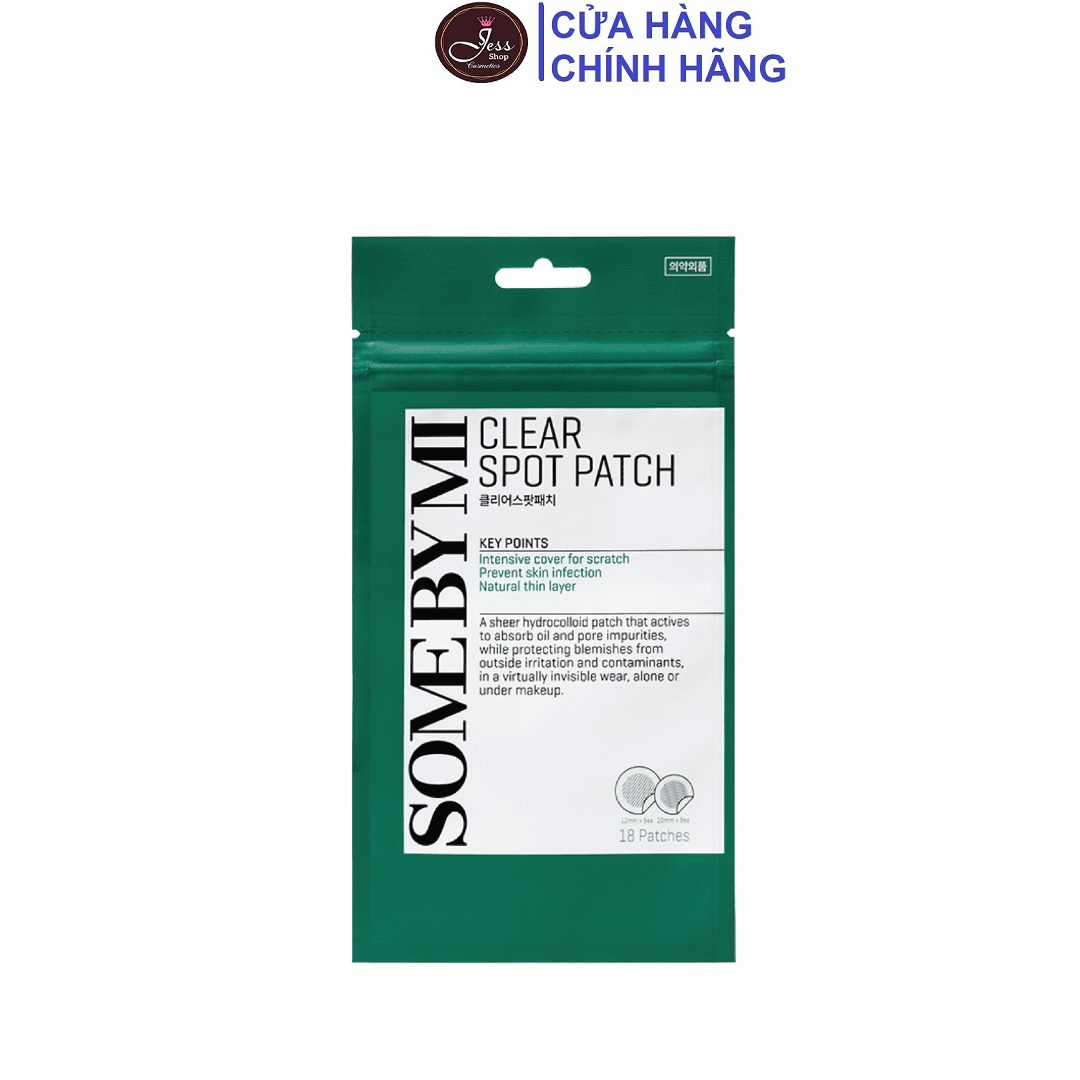 Miếng Dán Hỗ Trợ Trị Mụn Some By Mi Clear Spot Patch 18pcs