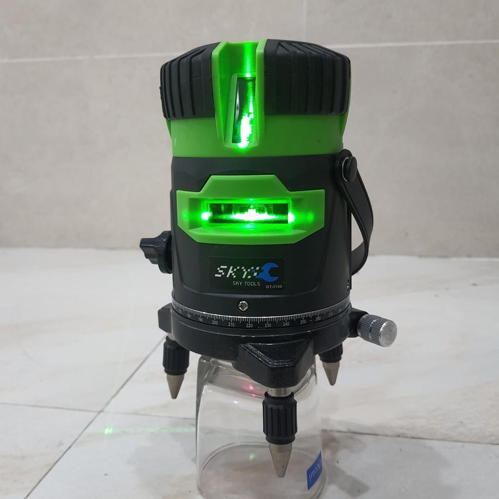 Máy bắn cốt, máy bắn laser, máy cân mực 5 tia xanh có thể dùng pin tiểu