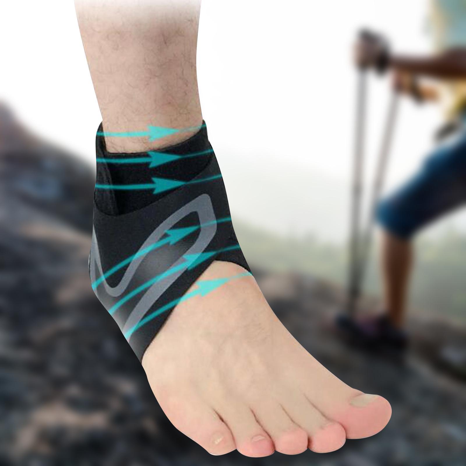 Ankle Brace Compression Brace for Ankle for Men Women Comfortable Adjustable Ankle Strap Ankle Support for Basketball Sports Mountaineering