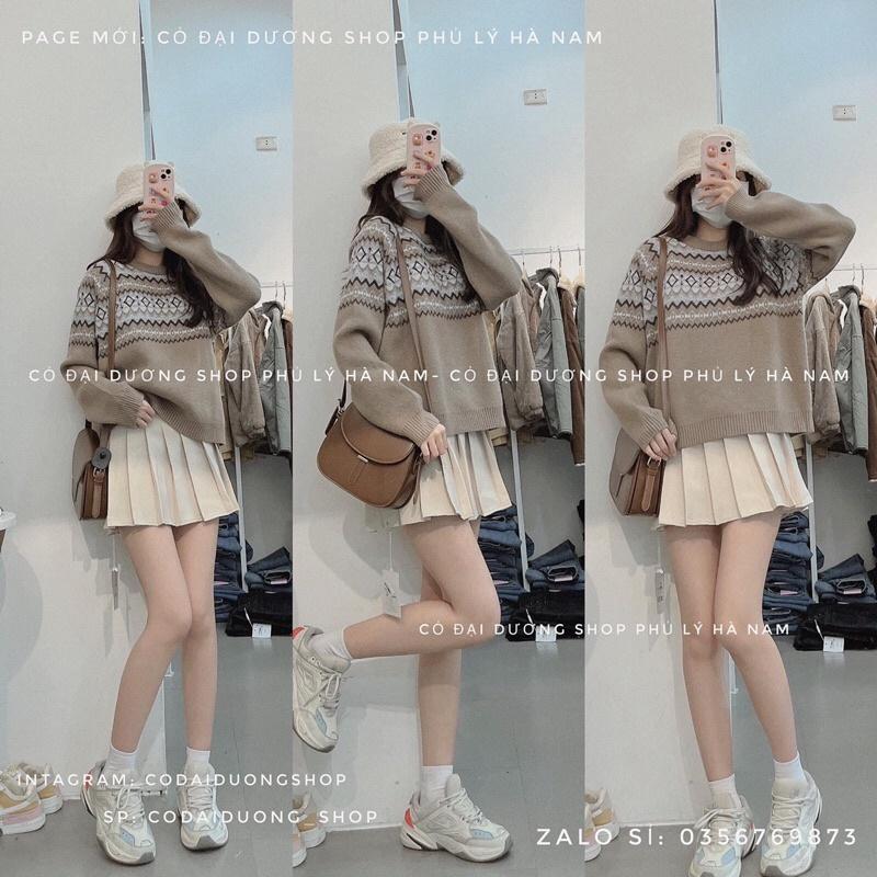 Áo len thổ cẩm 3 màu
