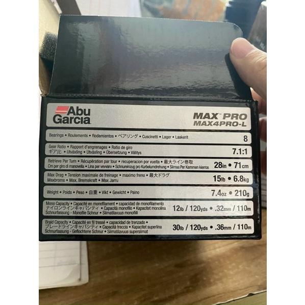 Máy câu ngang Abu Garcia Max Pro tay trái