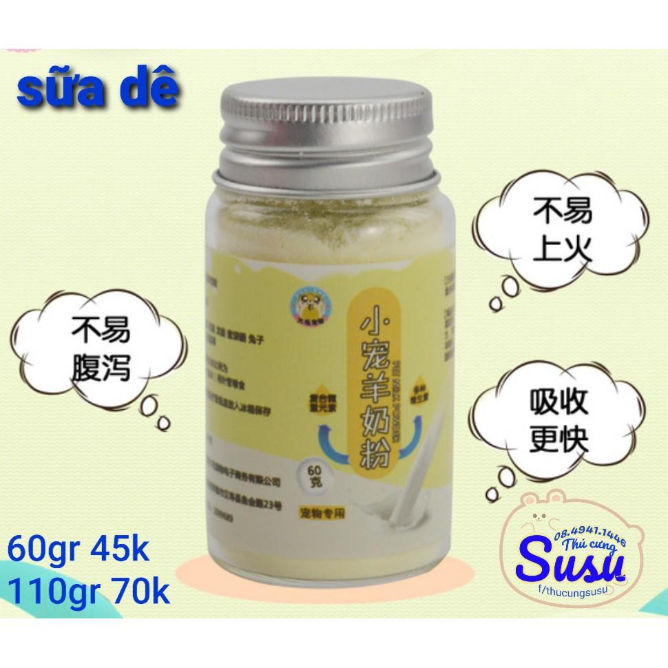 Bột sữa dê cho Hams, Bọ, Chin, Sóc và Thỏ