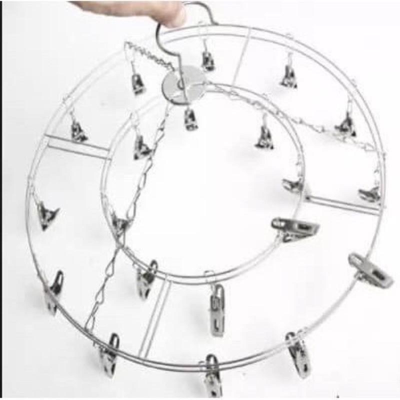 Móc Dù Tròn inox- móc dù tròn 20 kẹp giá tôt