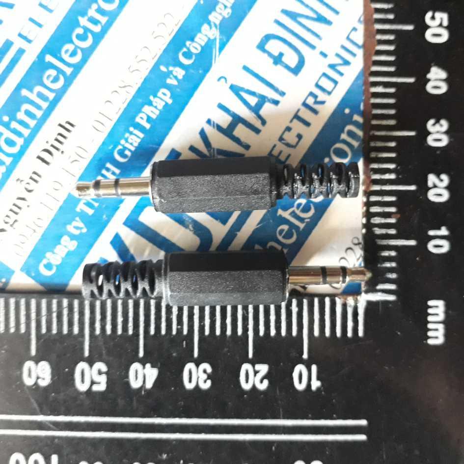 10 cái ĐẦU CỔNG JACK PHONE 3.5mm, đầu đực kde2724