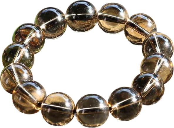 Vòng Thạch Anh Ám Khói Hạt 16mm Ngọc Quý Gemstones U23