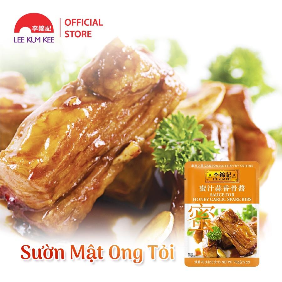 Combo 3 gói Sốt tiện dụng Lee Kum Kee Sườn mật ong tỏi 70g