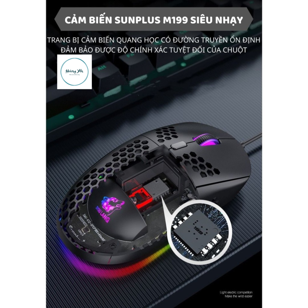 Chuột Cơ Gaming Chuyên Chơi Game Máy Tính PC Laptop M8 PRO 2022 Thế Hệ Mới LED RGB Nhiều Chế Độ, DPI 6 Mức