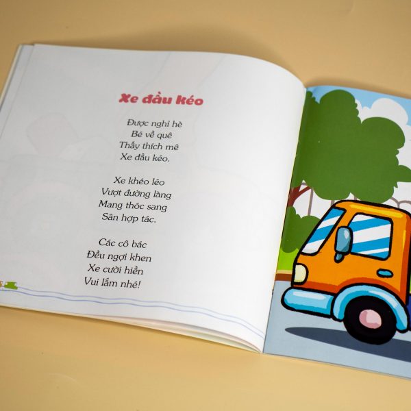 Bé học nói qua thơ - Những chiếc xe chăm chỉ