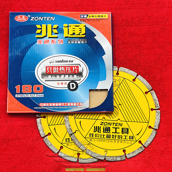 Lưỡi Cắt Gạch, Đá, Bê Tông Zonten 180mm