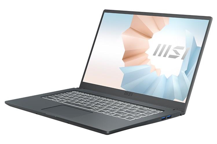 Laptop MSI Modern 15 A11MU i5 1155G7/8GB/512GB/15.6&quot;F/Túi/Chuột/Win10/(680VN)/Xám - Hàng chính hãng