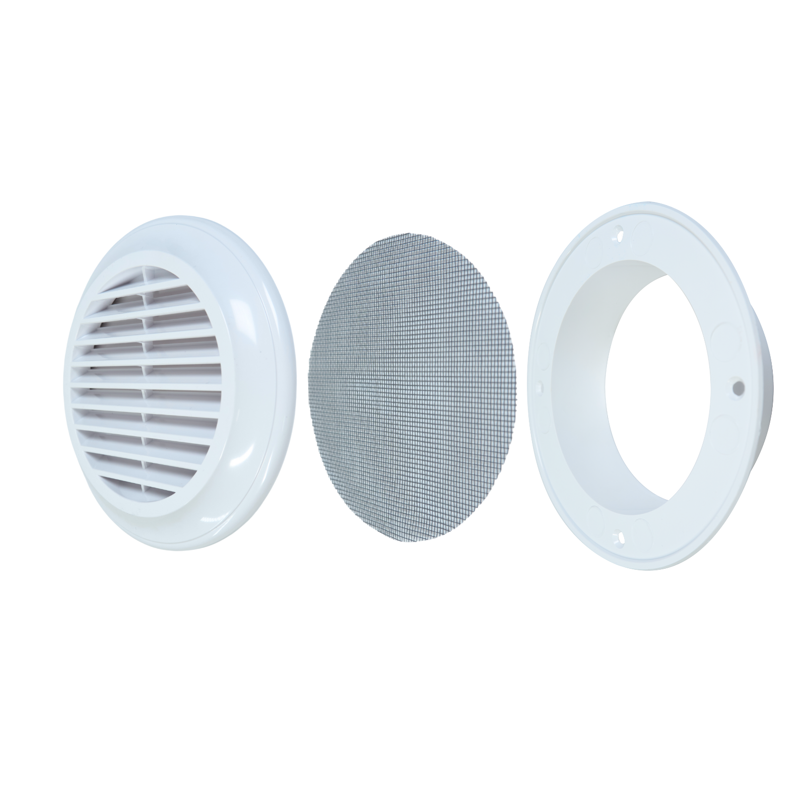 Cửa gió nhựa tròn Décor 125s- Hàng nhập khẩu