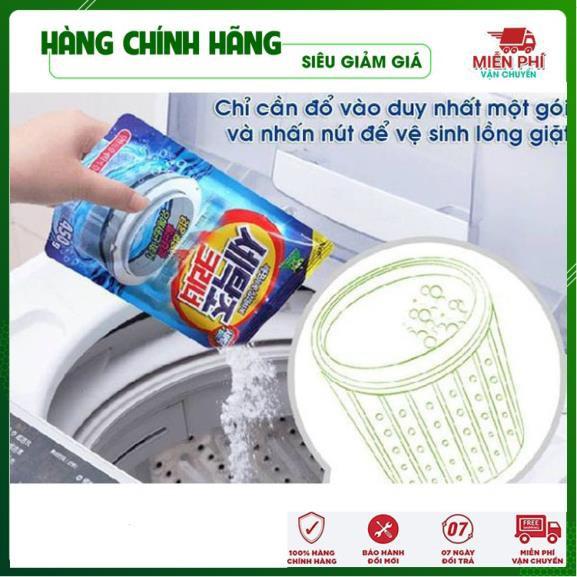 Bột tẩy lồng máy giặt - bột vệ sinh lồng máy giặt hàn quốc gói 450g