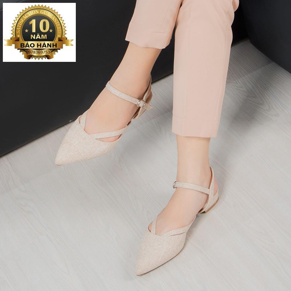 Giày Nữ Đế Bệt Mũi Nhọn Thời Trang EL008