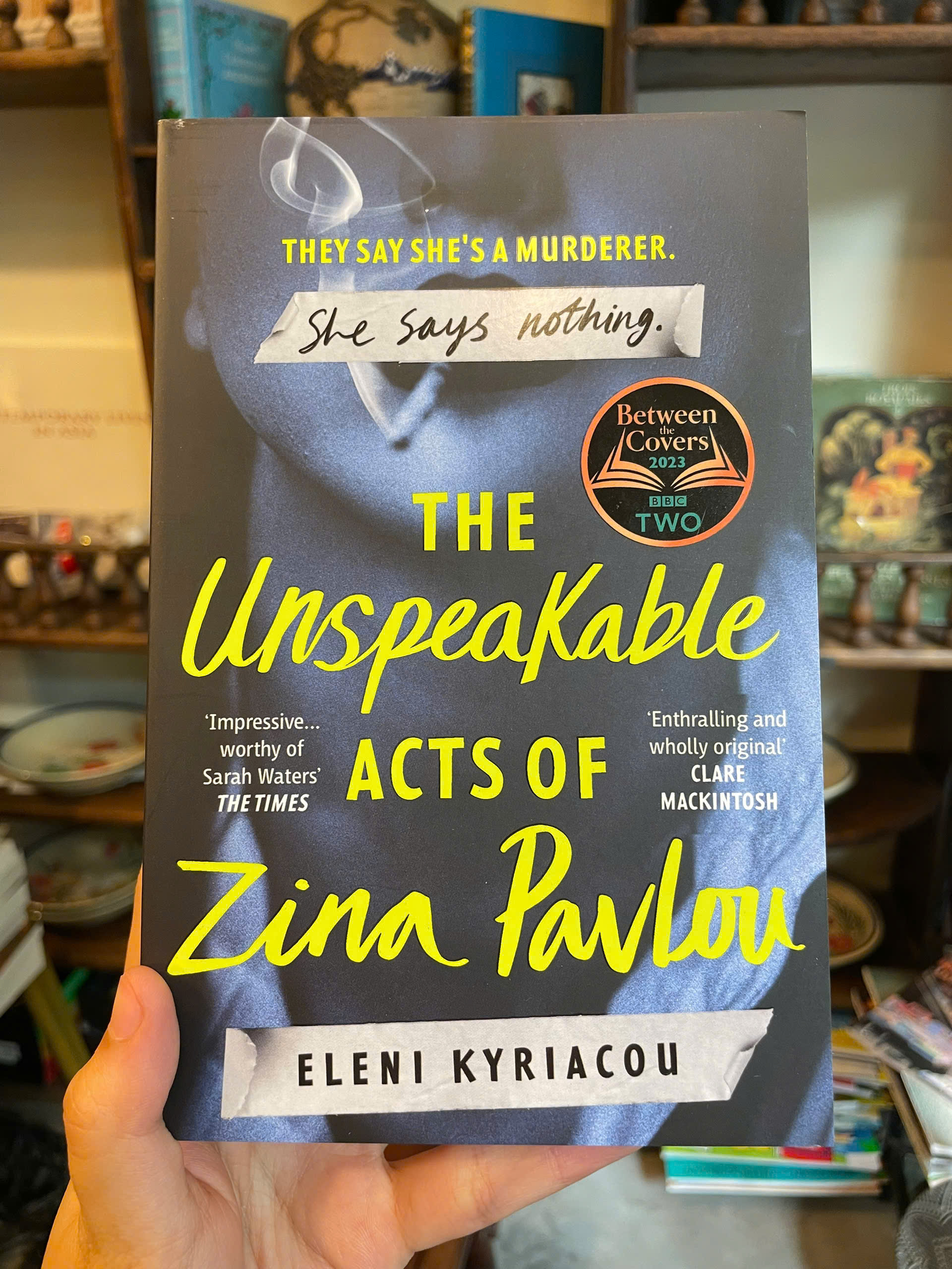 Sách - The Unspeakable Acts of Zina Pavlou by Eleni Kyriacou | Crime Novel / Ngoại văn Nhập khẩu