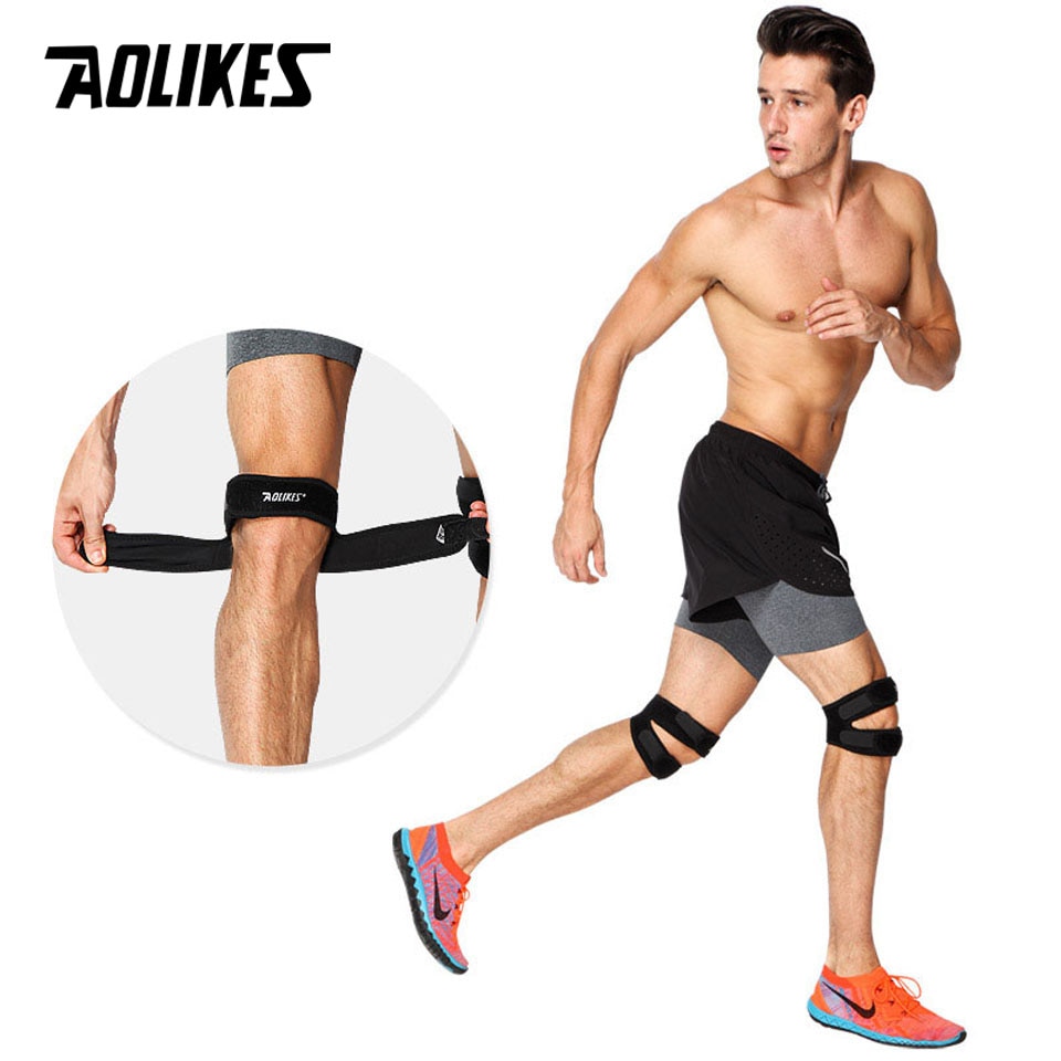 Bộ 2 đai bảo vệ xương bánh chè AOLIKES A-7929-2 Sport knee protector