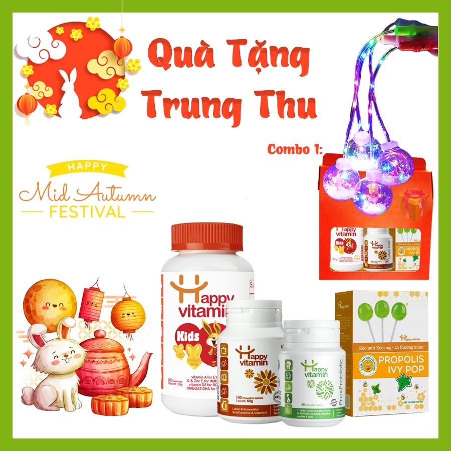 Bộ Quà Tặng Trung Thu Sức Khoẻ Dành Cho Trẻ - Tặng Lồng Đèn Trung Thu Phát Sáng - Combo 1