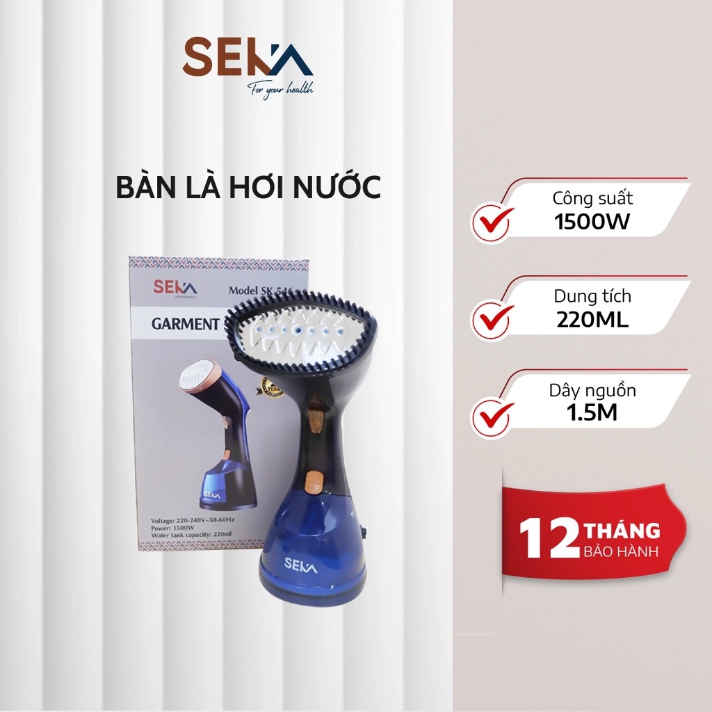 Bàn Ủi, Bàn Là Hơi Nước Cầm Tay SEKA SK546 Pro - Hàng Chính Hãng