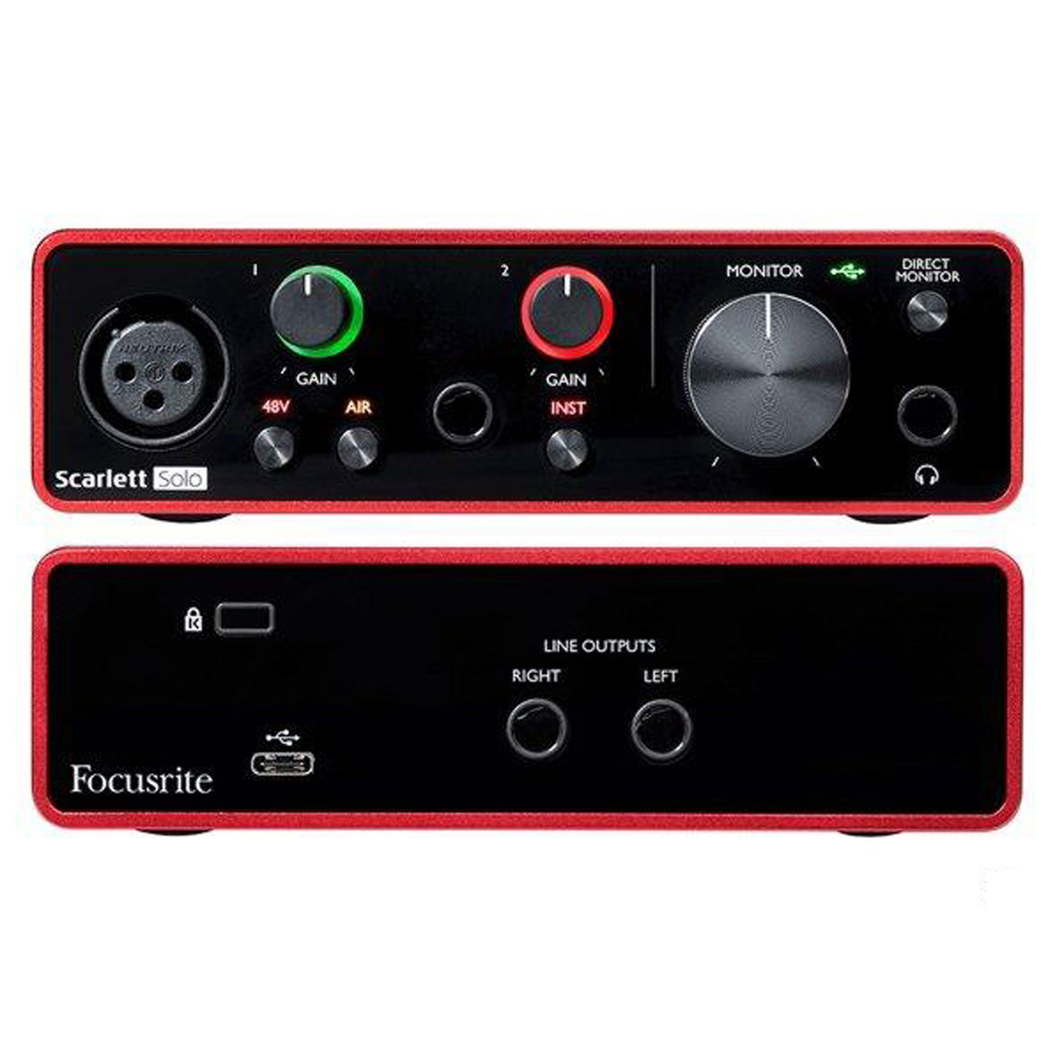 Focusrite Scarlett Solo Gen 3 Sound Card Âm Thanh Hàng Chính Hãng - Focus USB Audio Interface SoundCard (3rd - Gen3) - Kèm Móng Gẩy DreamMaker