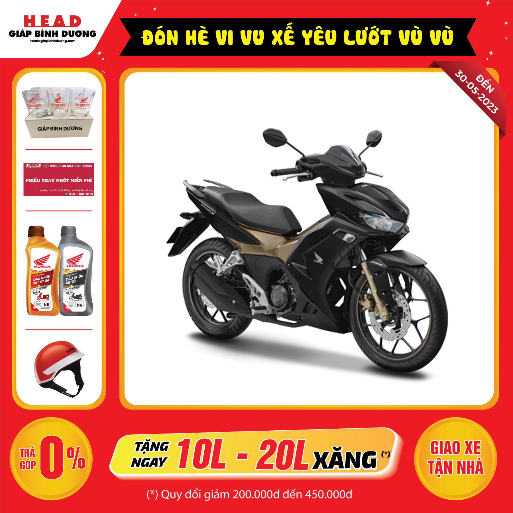 Xe máy Honda Winner X - Phiên bản Đặc biệt - Winner X - Đen Vàng