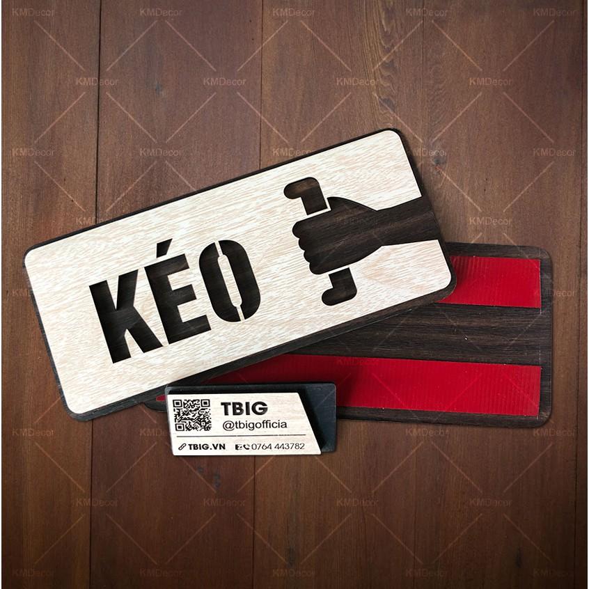 Bảng gỗ decor kéo dẩy hướng dẫn mở cửa kính