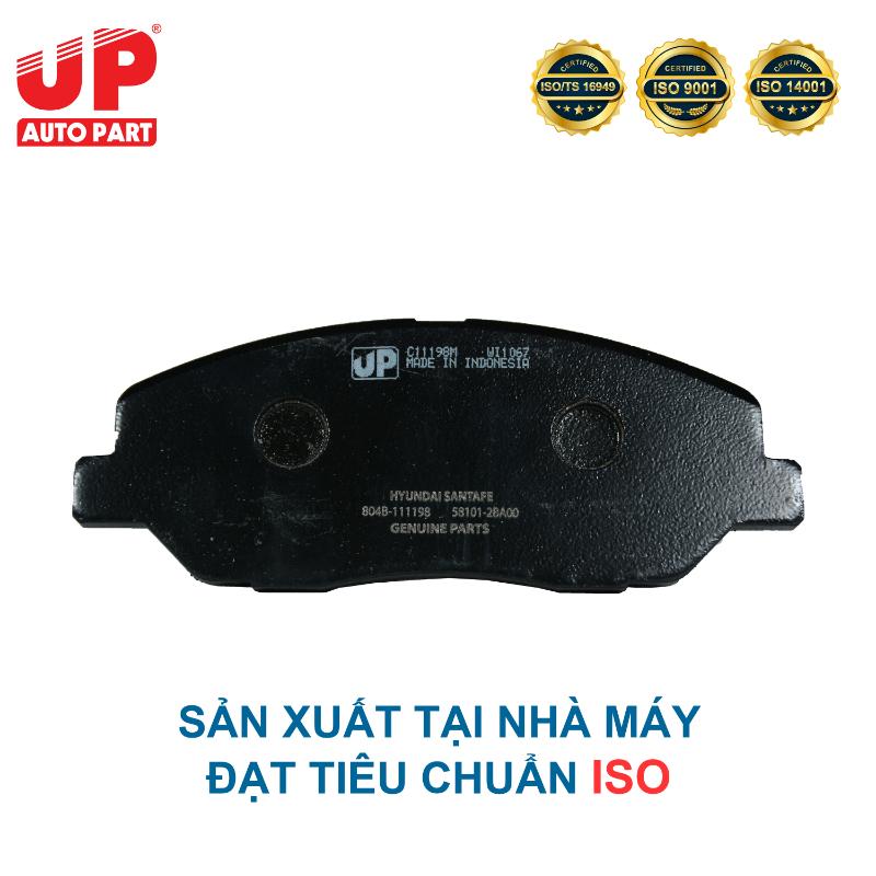 Má phanh bố thắng đĩa trước HYUNDAI SANTAFE 2006-2009