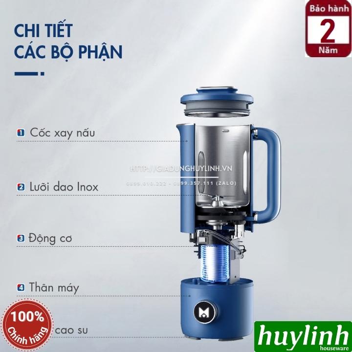 Máy xay nấu sữa hạt mini Dingo DCB600 - 600ml - Đa chức năng [DCB600 và cối pha trà]  - Hàng chính hãng